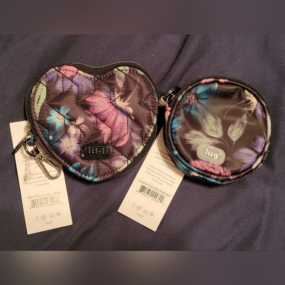Lug Heart & Round pouch combo